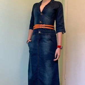 Denim Maxi Dress